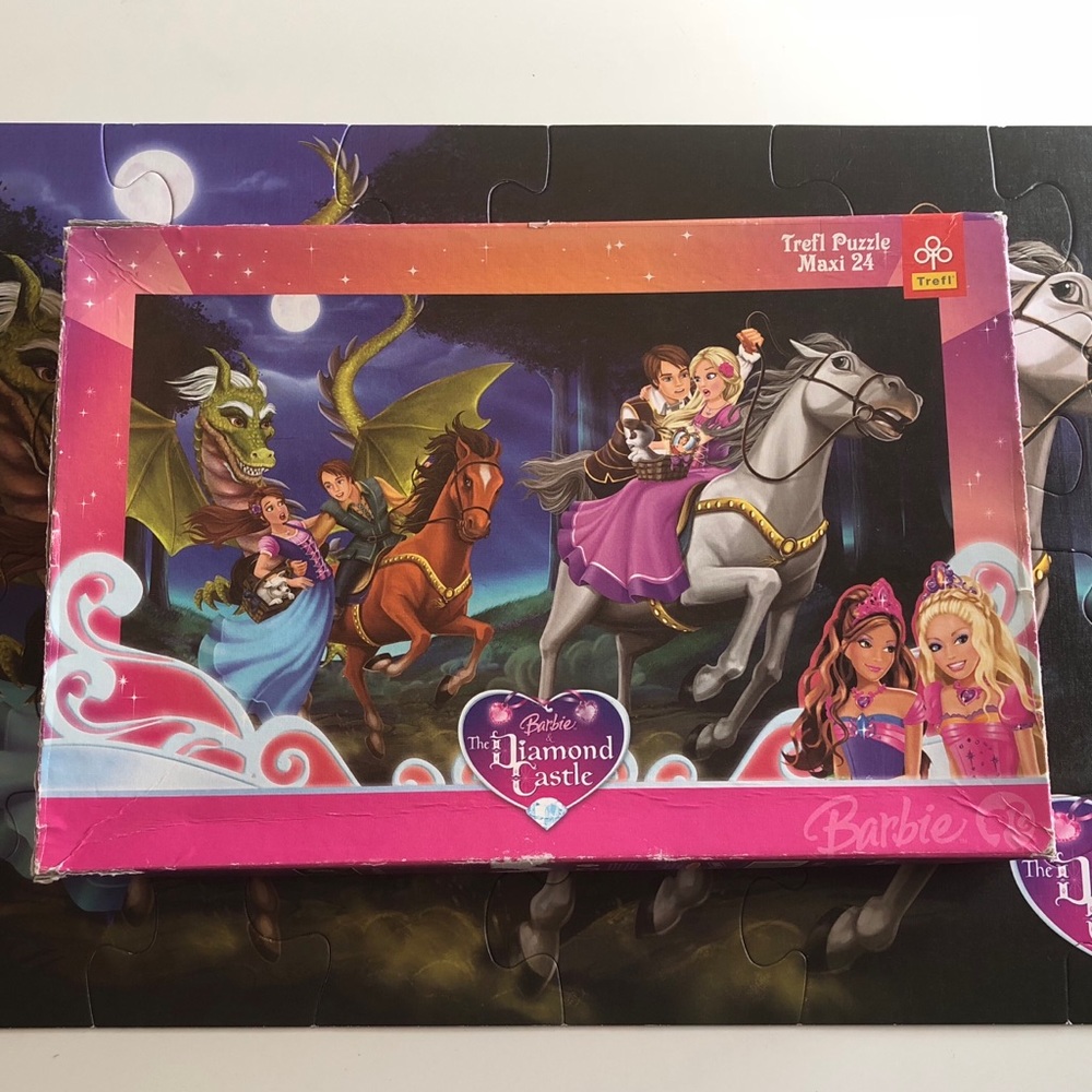 Barbie In spooky forest puzzle